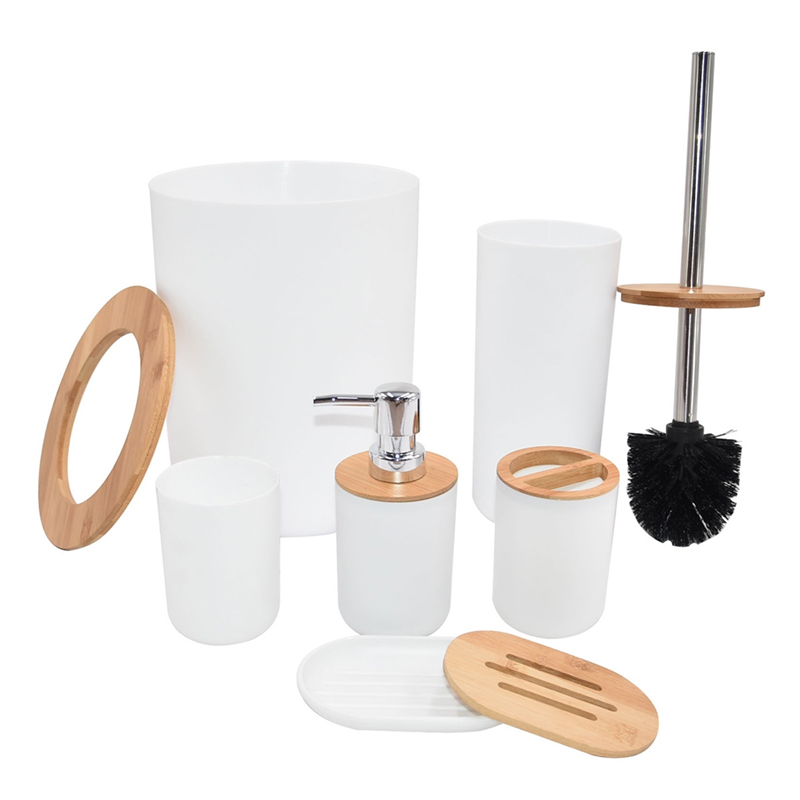 Kúpeľňová sada 6-dielna biela