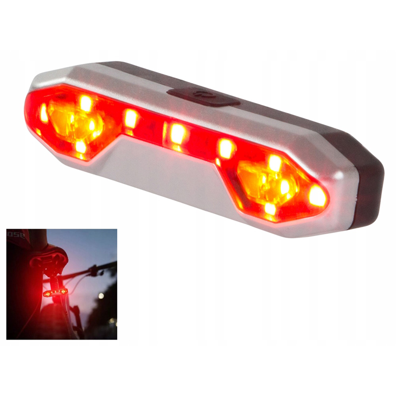 Zadné svetlo na bicykel LED USB BL-W13