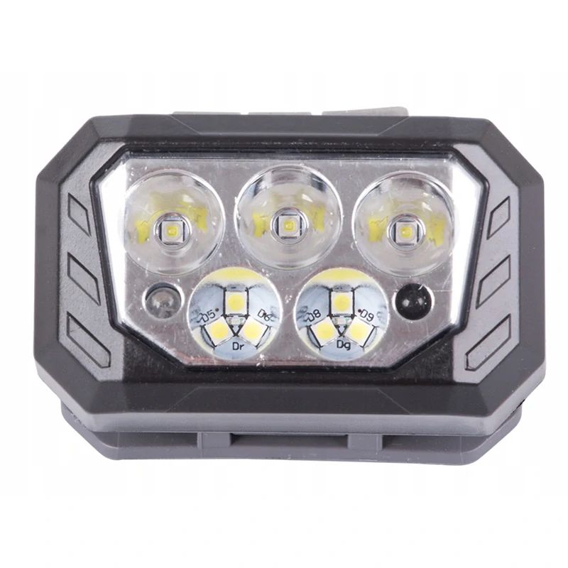Čelová baterka Bailong SQ-870 LED 3xXHP30 + 6xSMD