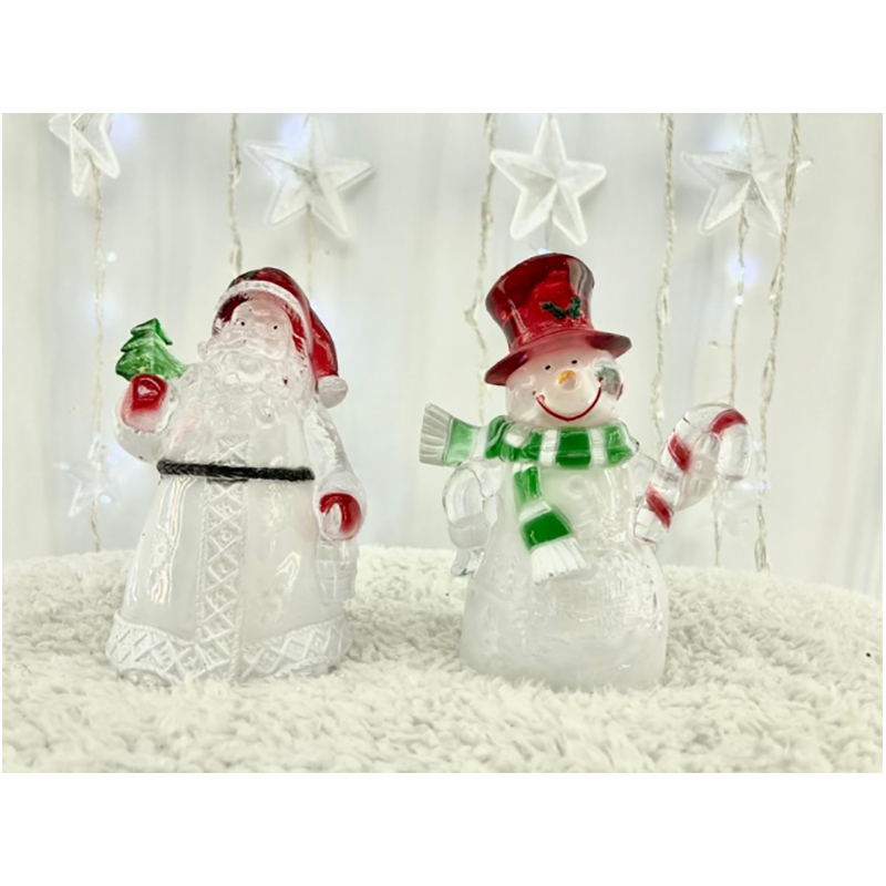 Vianočná figúrka meniaca farby