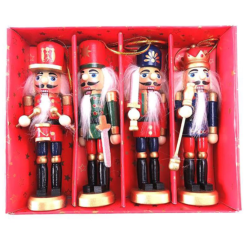 Luskáčik 12,5 cm - Vianočná drevená figúrka 