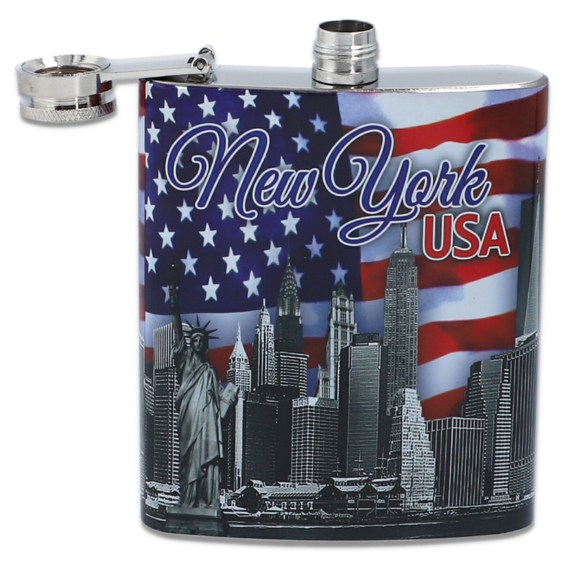 Ploskačka nerezová New York 210ml