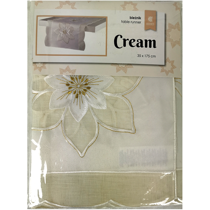 Vianočný sviatočný obrus - Štóla 175 x 35 cm Vianočná ruža