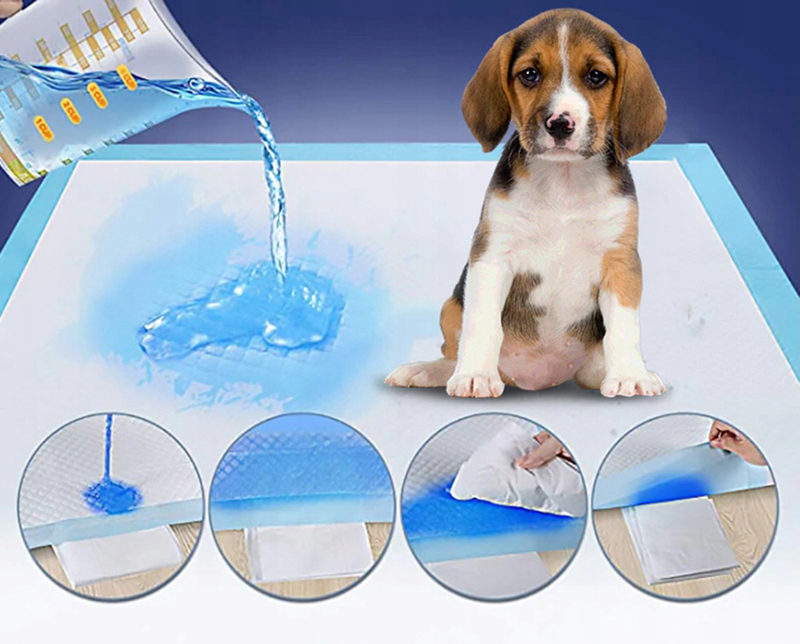 Hygienické absorbčné podložky pre zvieratá 60x60cm 40ks