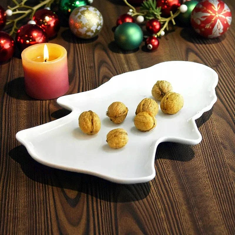 Porcelánový podnos Angel 33 × 21,5 cm – Stella Karolina, biela farba