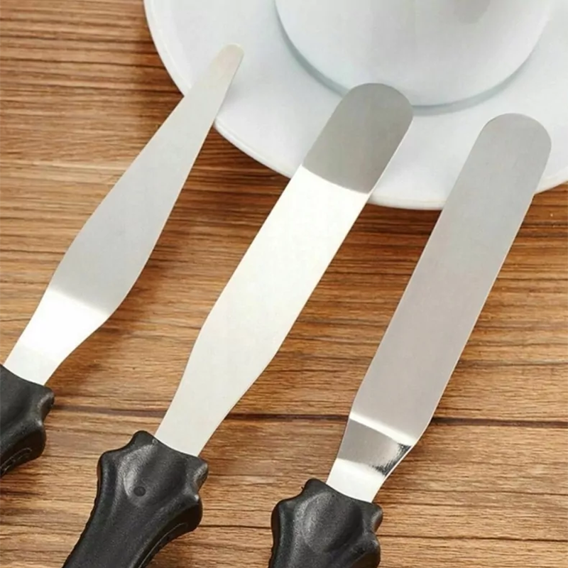 Sada kuchynských špachtlí na torty 3ks