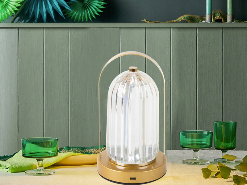 Stolná lampa T4 dotyková 21cm USB