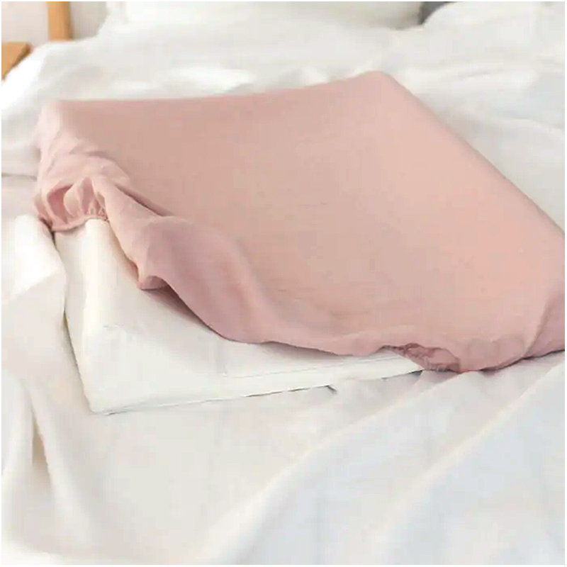 Lulanda - Plachta na prebaľovací pult 2ks biela + ružová - 75x65cm + 95x85cm