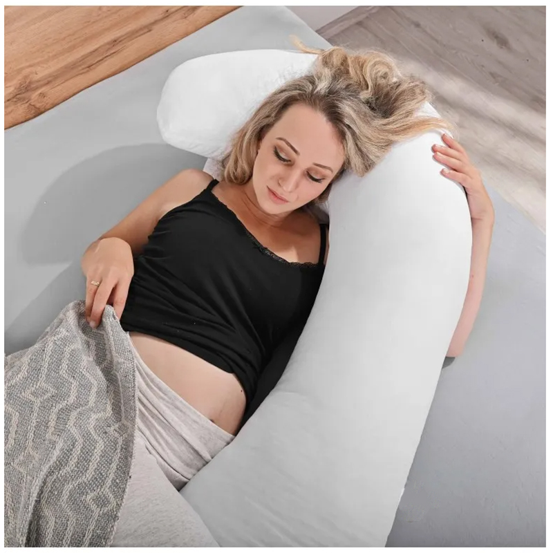 LULANDO - Tehotenský Vankúš v tvare čísla "7" pre deti a budúce mamičky 150 x 80 cm