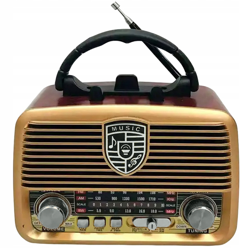 Prenosné retro rádio ICF-F24 bluetooth USB