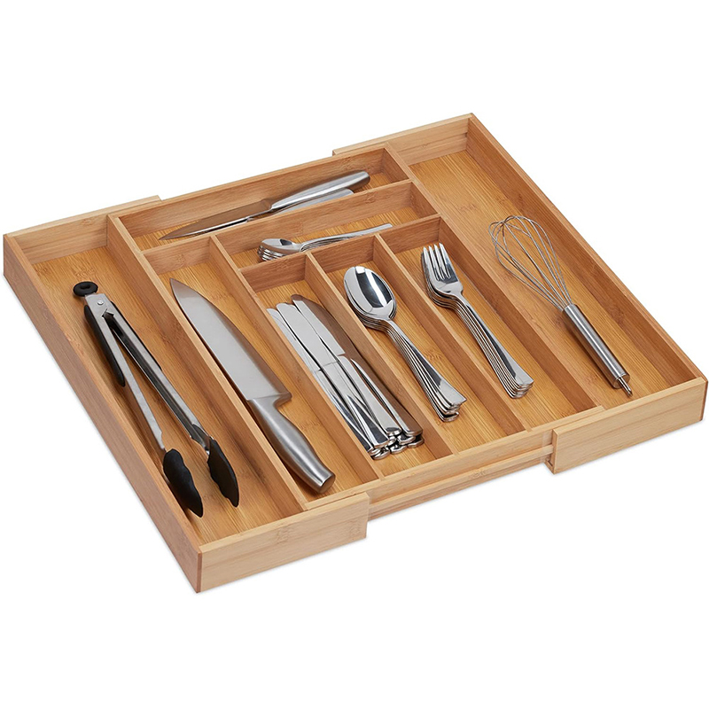 Bambusový organizér do zásuvky 