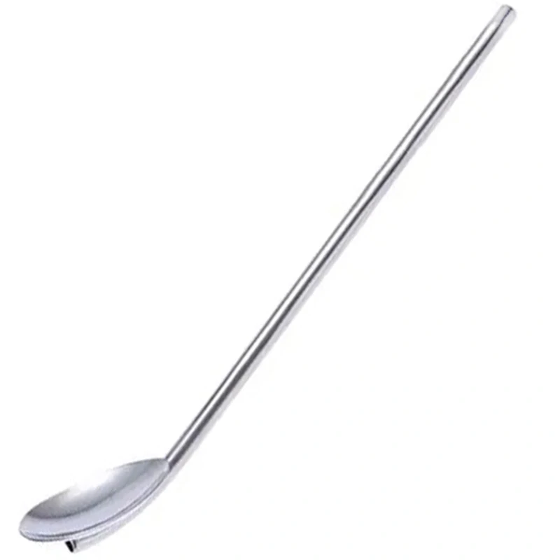 Kovové slamky/lyžičky na kávu a drinky 6ks