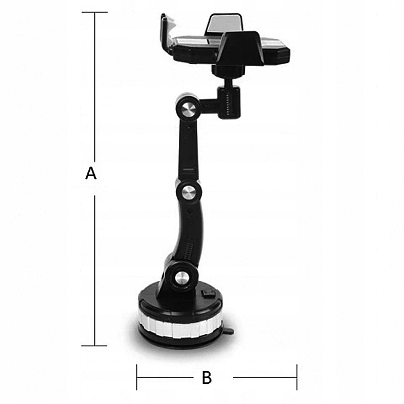 Univerzálny držiak na telefón do auta s prísavkou a rotáciou 360°