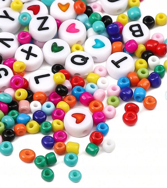 Sada korálok a príslušenstva na výrobu náramkov