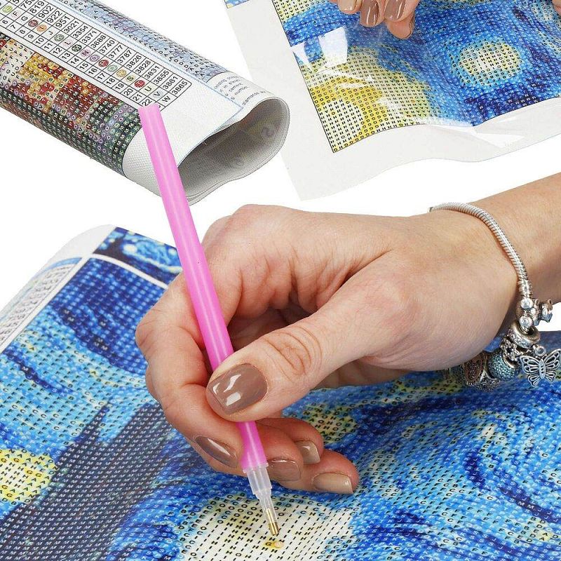 Diamantová výšivka 30x40cm Japonská záhrada