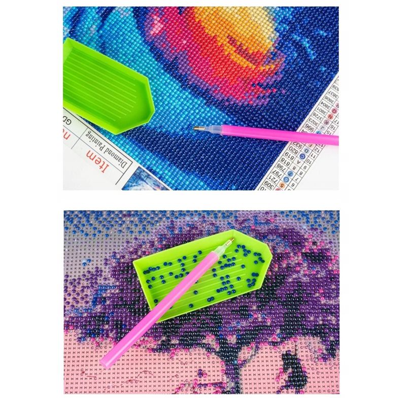 Diamantová výšivka 30x40cm Vodopád