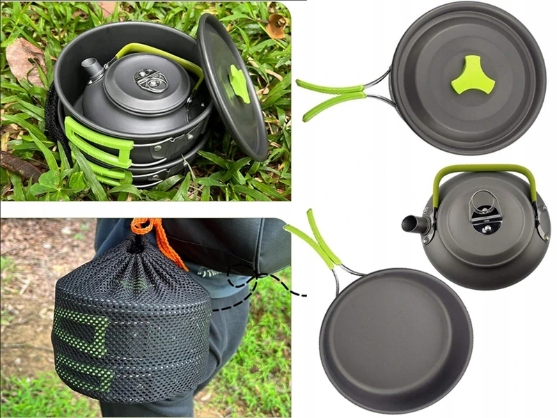 Turistická sada riadu na stolovanie 18-dielna