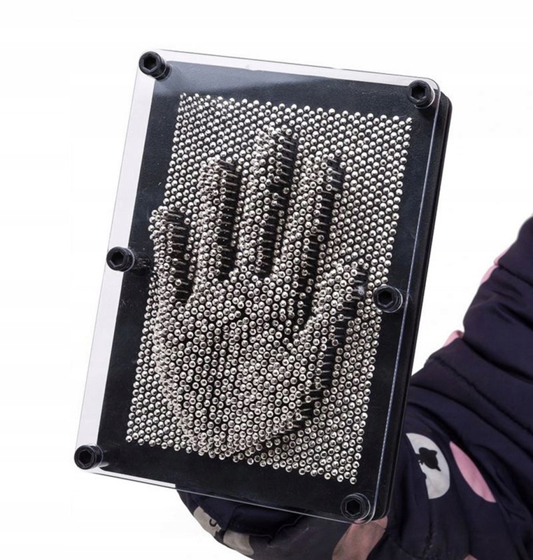 Kovové odtlačky Pin Art 3D XXL