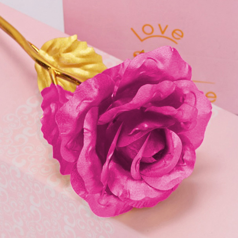 Večná ruža v darčekovej krabičke ružová