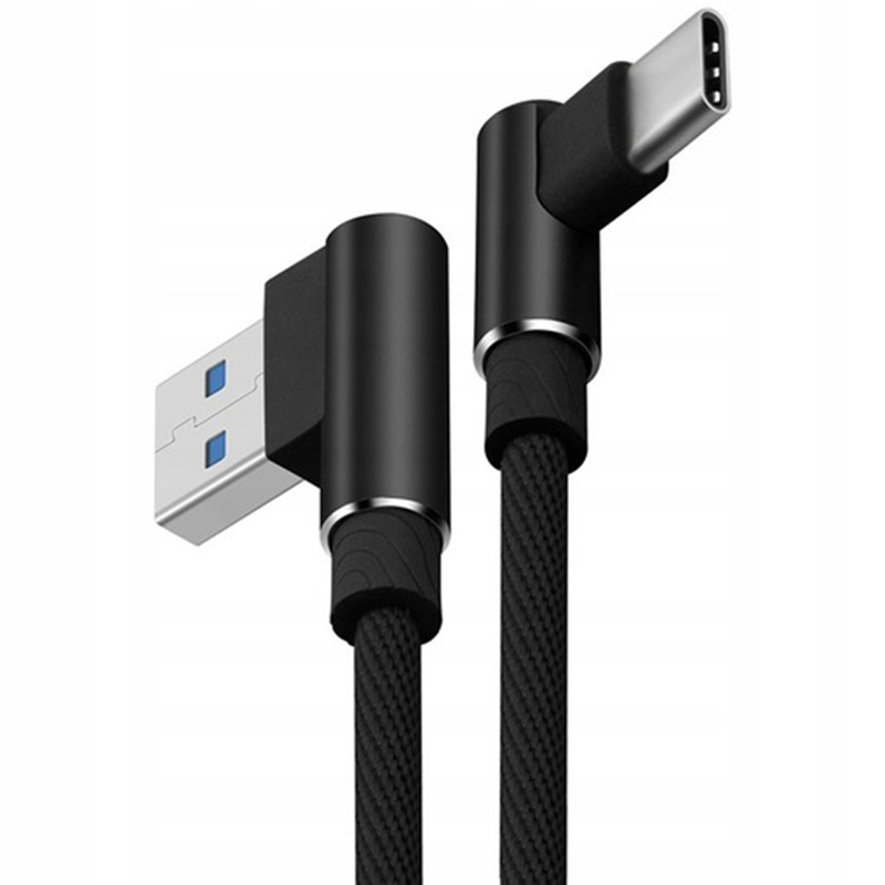 Kábel uhlový USB-C 1m