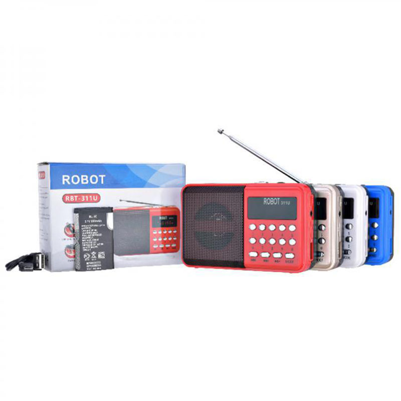 Vreckové mini FM USB rádio 