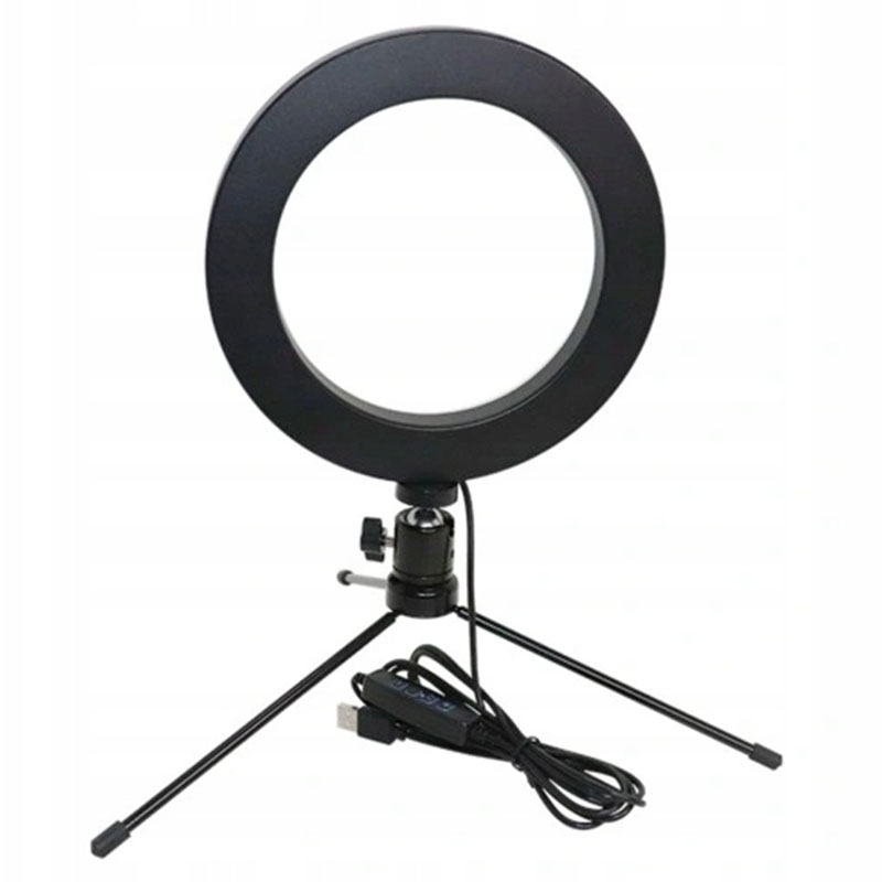 Prstencová lampa LED so statívom 16cm