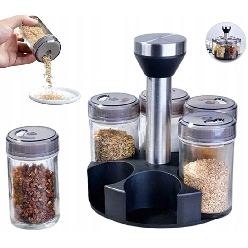 Sada koreničiek v otočnom stojane