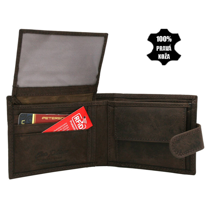 Darčeková sada Peterson Peňaženka s príveskom M-003L-CHM-2180