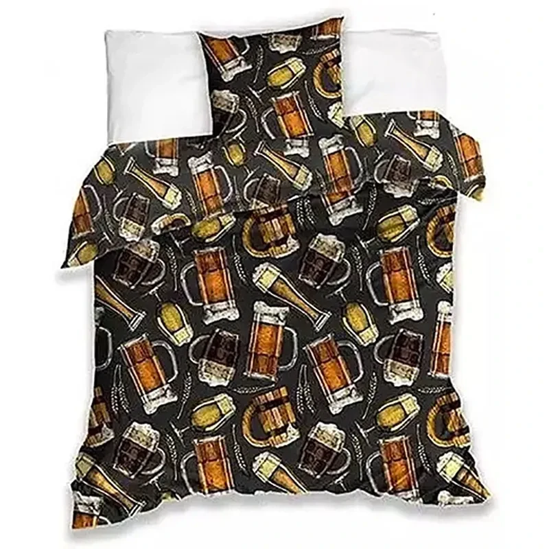 Posteľné obliečky Beer 145x200 cm + 70x90 cm