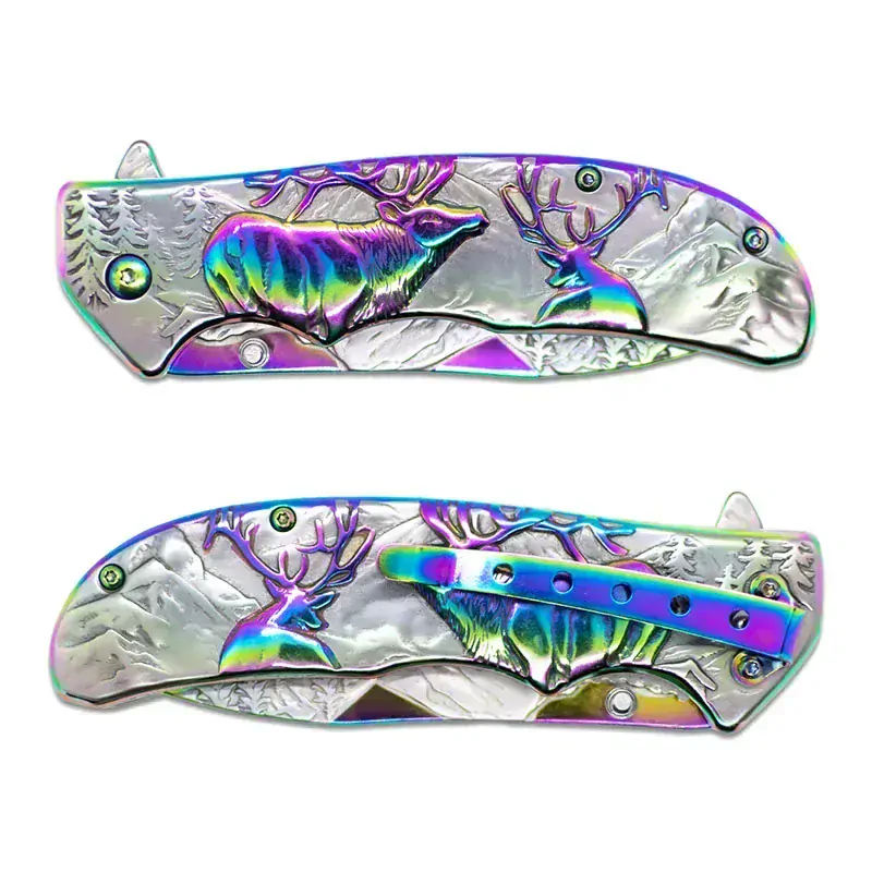 Rainbow Deer - Vreckový nožík kovový 21/9cm