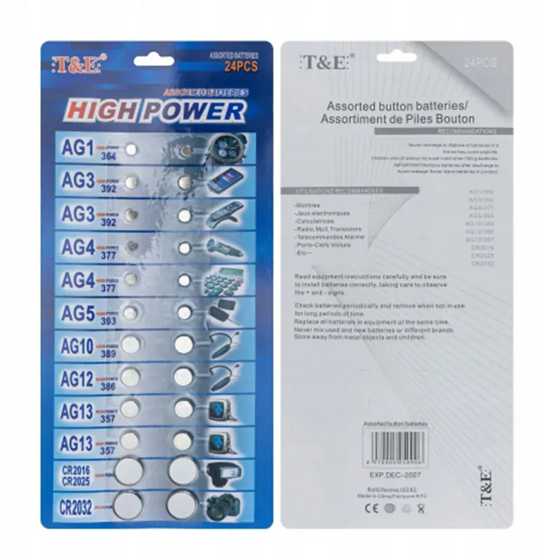 Sada gombíkových batérií 24ks