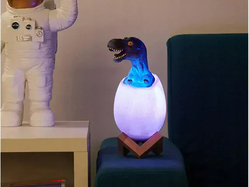Lampa do detskej izby 3D Tyranosaurus