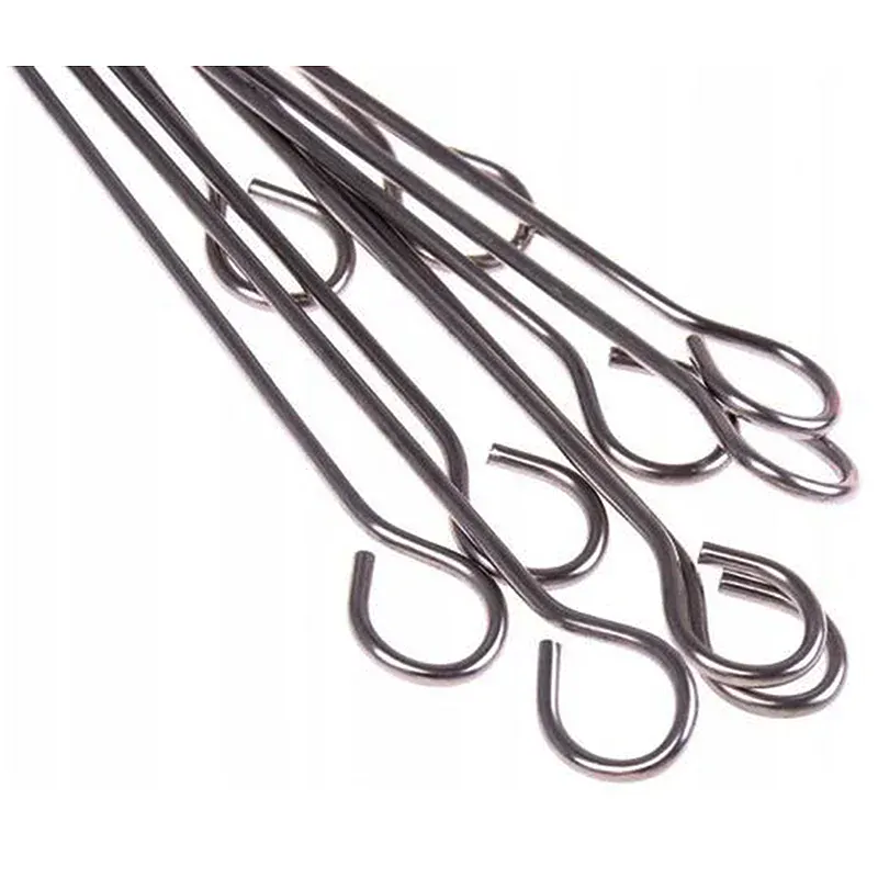 Grilovacie nerezové špízy s očkom 36,5cm - 10ks