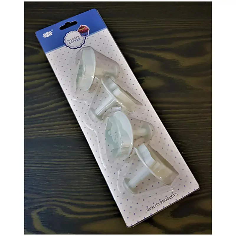 Zvieratká - Dekoratívne formičky, vykrajovačky 4ks  