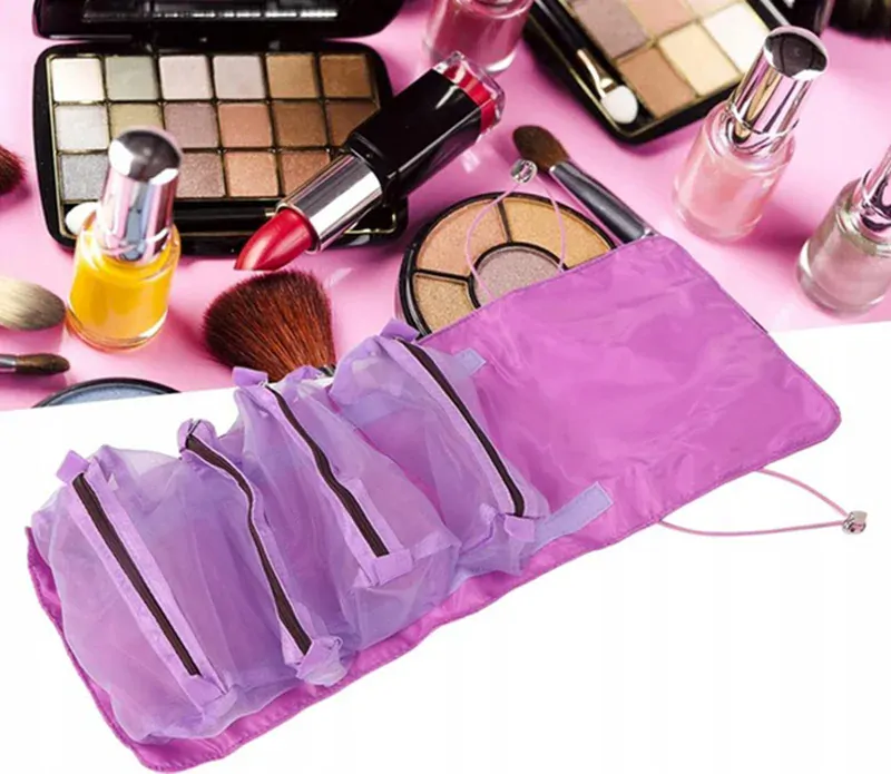 Cestovná kozmetická taška Violet 4v1