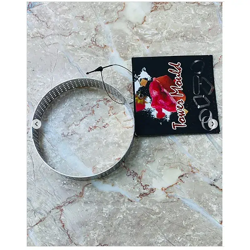 Nerezový cukrársky kruh na tortu a koláče