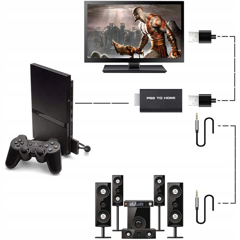 Prevodník PS2 do HDMI audio