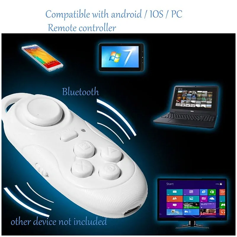 Multifunkčný diaľkový ovládač, prenosný mini gamepad, mini gamepad ABS pre mobilný telefón tablet