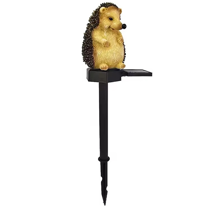 Záhradná solárna lampa Ježko 10cm