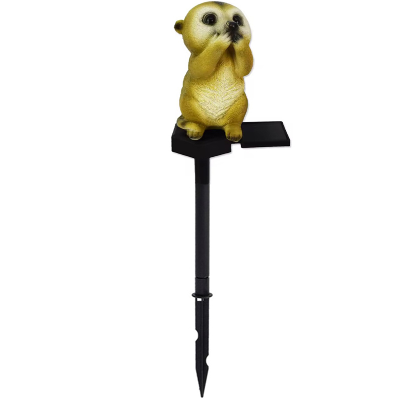 Záhradná solárna lampa Svišť 11cm