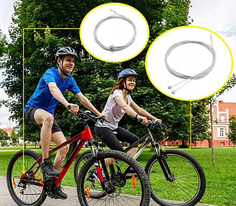 Súprava brzdových a prehadzovacích laniek na bicykel s príslušenstvom