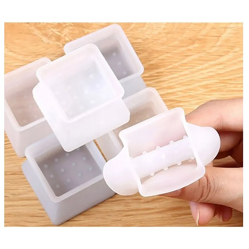 Silikónové podložky pod nábytok hranaté