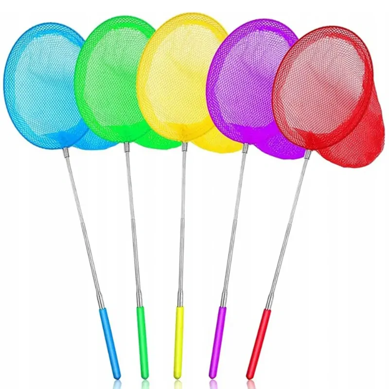 Teleskopická sieťka na chytanie motýľov, hmyzu a malých rýb