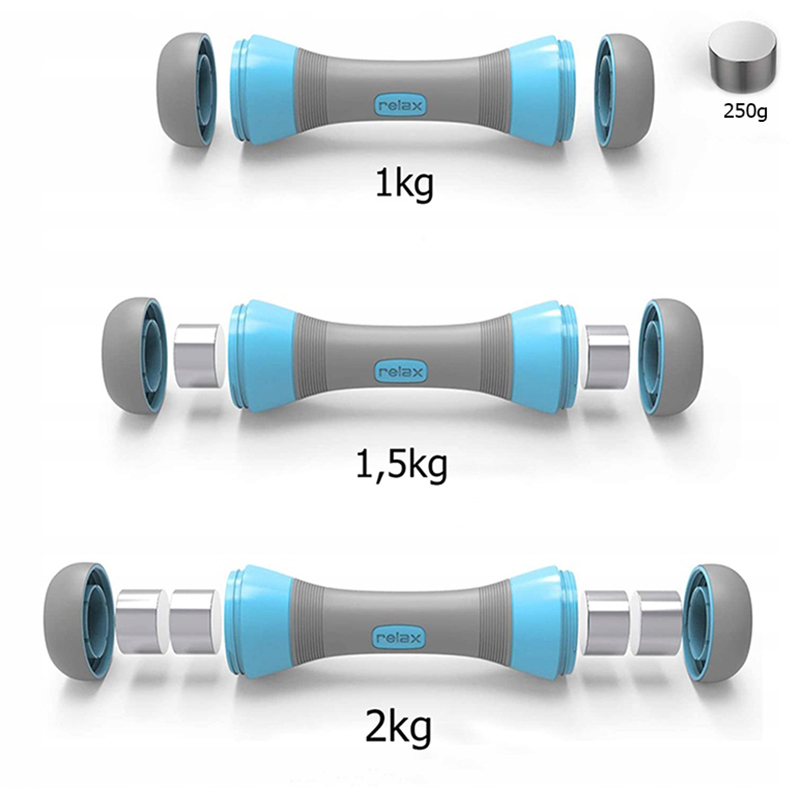 Súprava 2 činiek 2 x 4kg modré