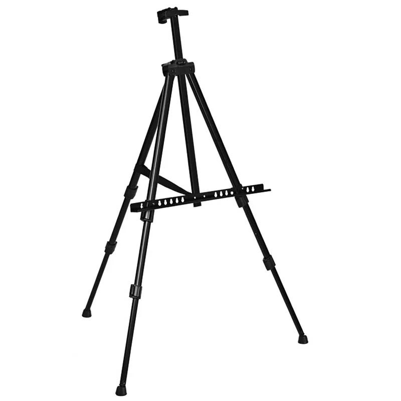 Hliníkový maliarsky stojan 170 cm čierny