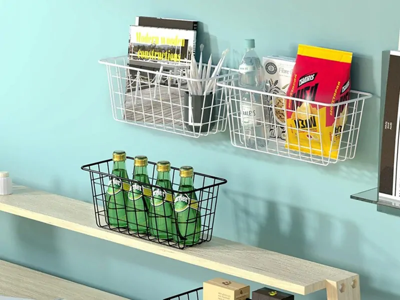 Závesný kovový košík 29 x 12 x 12cm