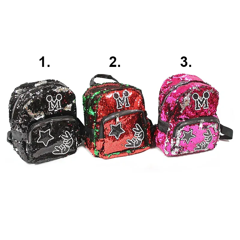 Flitrovaný ruksak s nášivkami