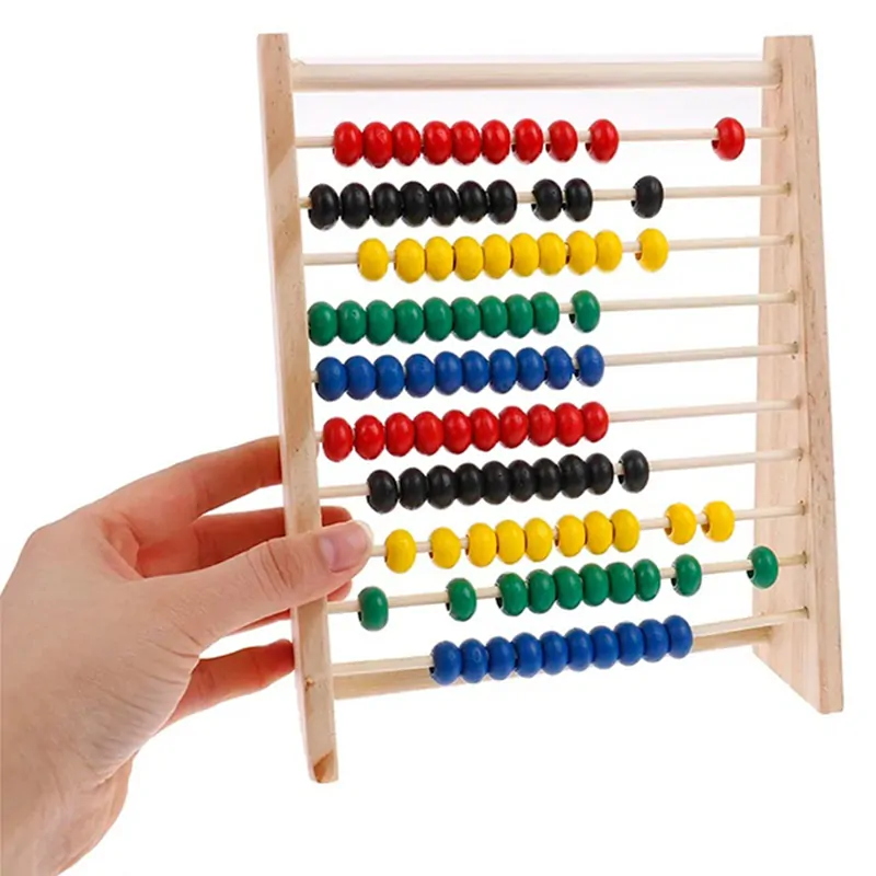 Drevené počítadlo pre deti 100 guľôčok