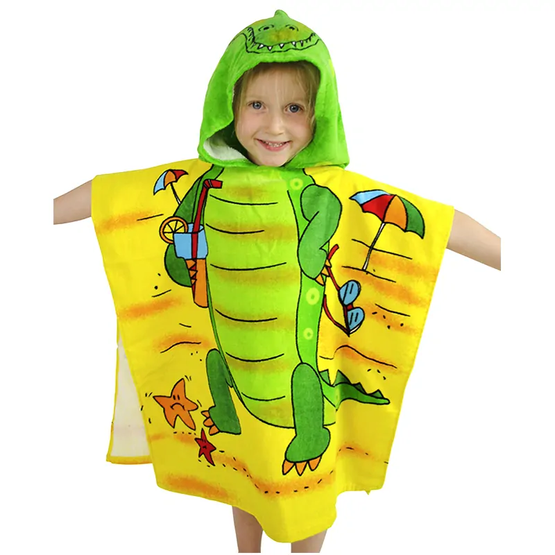 Žabka - Detské pončo 120 x 60 cm