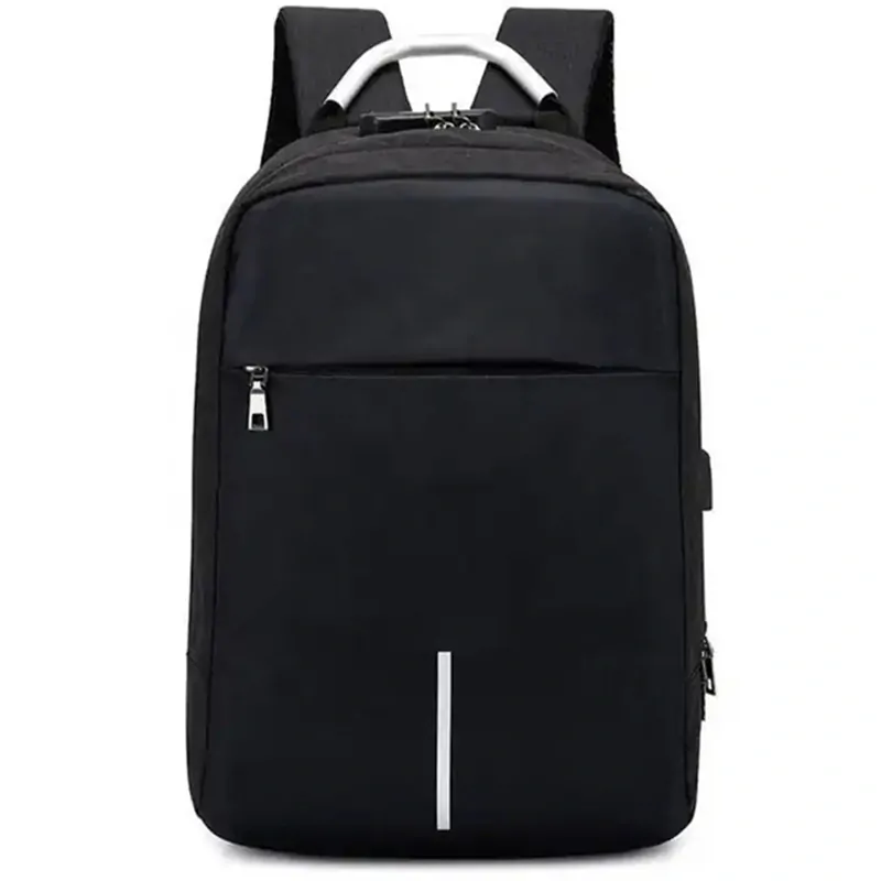 Vodeodolný batoh na laptop so zámkom čierny